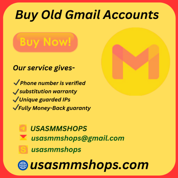 Buy Old Gmail Accounts